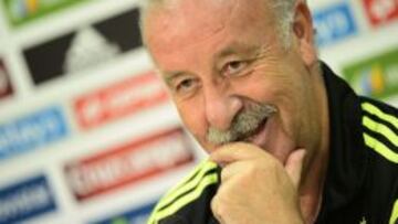 Vicente del Bosque, en su comparecencia ante la prensa.