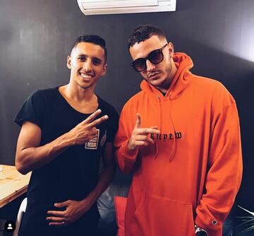 La música es otra de las pasiones de Marquinhos, quien es admirador de DJ Snake.