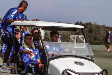 Millonarios entrenó en el Omni Champions Gate de Orlando antes de disputar el partido amistoso ante Atlético Nacional por la Florida Cup.