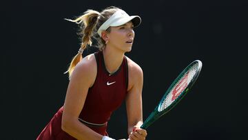 Tennis - Nottingham Open - Nottingham Tennis Centre, Nottingham, Britain - June 17, 2025 Britain's Katie Boulter during her round of 32 match against New Zealand's Lulu Sun Action Images via Reuters/Andrew Boyers