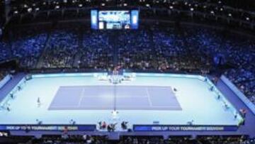 <b>EL DIAMANTE AZUL. </b>Así reluce el diamante azul del O2 Arena de Greenwich, que en los Juegos Olímpicos de Londres 2012 acogerá la gimnasia y las finales de baloncesto.