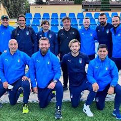 Pizarro se forma como DT junto a varios ex cracks de Italia