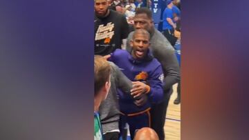 La bronca de Chris Paul con un fan de Dallas que empujó a su madre: "¡Luego te veo!"