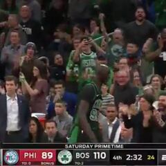 El 'fenómeno Tacko Fall', sin límite ni explicación: salió a jugar 3' y la grada estalló