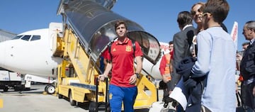 Sergi Roberto travelled with the squad to Turin but is unlikely to face Albania in Shkodër