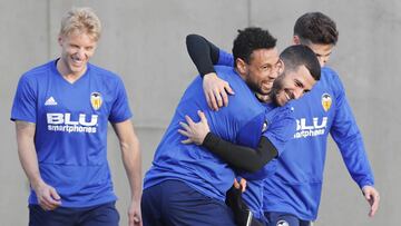 Wass, Coquelin, Gayà y Mina.