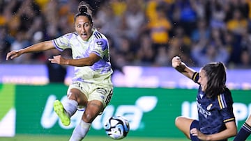 during the game Tigres UANL (MEX) vs Real Madrid (SPA), International Friendly of the BBVA MX Womens League, at the Universitio Stadium, on August 29, 2023.
<br><br>
durante el partido Tigres UANL (MEX) vs Real Madrid (ESP), Amistoso Internacional de la Liga BBVA MX Femenil, en el Estadio Universitario, el 29 de Agosto de 2023.