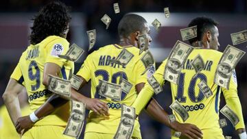 Desvelan los sueldos de Mbappé, Alves, Falcao, Cavani...¡Neymar dobla al segundo!