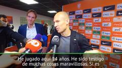 El mensaje de despedida de Robben: "Fue maravilloso"