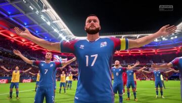 FIFA 18 añade la celebración vikinga de Islandia