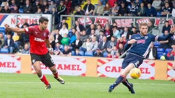 Con Eduardo Herrera, Rangers golea en la Copa de Escocia