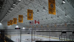 Pista de entrenamiento de los Boston Bruins.