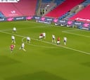 Minuto 1 y Odegaard sale con esto: Casi es golazo de Haaland