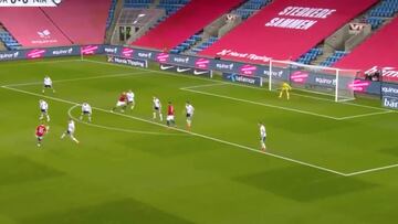 Minuto 1 y Odegaard sale con esto: Casi es golazo de Haaland