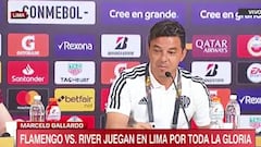 Gallardo se mareó tanto en el micro que por un momento pensó en Lanzini como titular