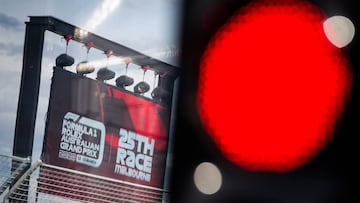 Red light on the 25th Race in Melbourne following the cancellation due to coronavirus covid-19 outbreak during the Formula 1 Rolex Australian Grand Prix 2020 from March 13 to 15, 2020 on the Albert Park Grand Prix Circuit, in Melbourne, Australia - Photo Antonin Vincent / DPPI
 
 
 12/03/2020 ONLY FOR USE IN SPAIN