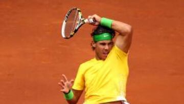 <b>PLANETA TIERRA. </b>Rafael Nadal, el rey de la tierra batida, domina hasta el último rincón de la pista.