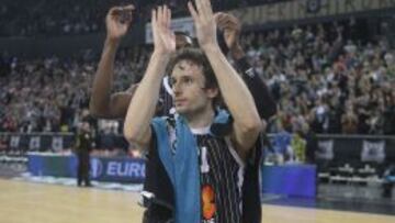 Raül López durante un partido de Eurocup contra el Budivelnik el 27 de marzo.