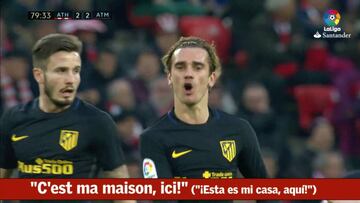 El grito de Griezmann tras su golazo: "¡Esta es mi casa!"