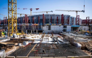 Las obras del Spotify Camp Nou avanzan a buen ritmo