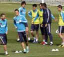 El Madrid se entrenó hoy sin los lesionados Ramos y Xabi