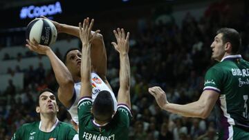 Malaga 15/02/2020. semifinal de la copa del Rey de baloncesto disputada en el Martin Carpena entre Unicaja y Andorra. FOTO .ALEJANDRO RUESGA