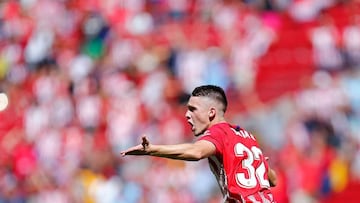 Borja Garc¨¦s entra en la historia atl¨¦tica con su gol al Eibar