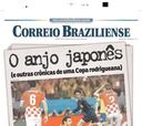 La prensa brasileña da las gracias al árbitro: “El ángel japonés”
