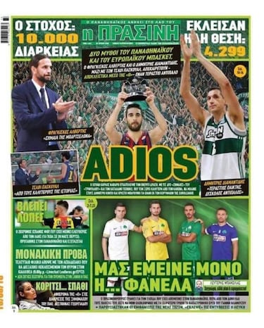 Juan Carlos Navarro, honrado en Grecia tras su retirada: "Adiós"