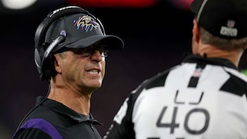 The Baltimore Ravens&#039; headcoach John Harbaugh thinks the idea that star QB Lamar Jackson can be &#039;figured out&#039; is like &quot;whistling in a graveyard.&quot;