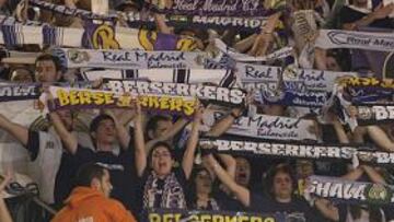 <b>EN LA CAJA MÁGICA. </b>Los Berserkers son, junto a los Ojos del Tigre, la peña más activa del Real Madrid de baloncesto.