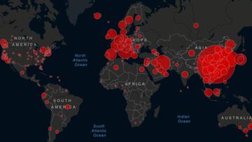 Coronavirus: mapa de casos y muertos por Covid19 hoy, en directo