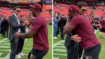 Tom Brady shares emotional salute with Von Miller before first red zone of the season