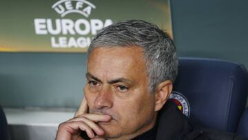 Jos&eacute; Mourinho, durante el partido entre el Fenerbah&ccedil;e y el Manchester United.