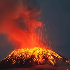 El sorprendente video que muestra 3 horas de actividad del Popocatépetl en 30 segundos