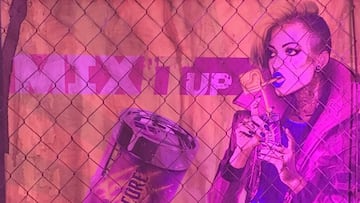 Montaje de Eurogamer del anuncio de la discordia.