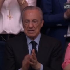 El vídeo del año: Florentino llorando a lágrima viva con el discurso de Modric