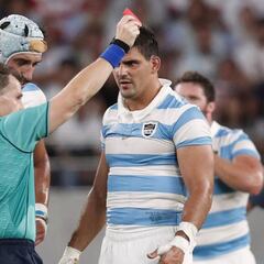 Tomás Lavanini, expulsado por un tackle alto al cuello