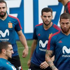 España prepara el partido contra Irán con la ausencia de Reina