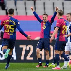 En la fiesta del gol azulgrana sólo tres aún no se apuntan