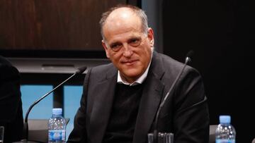 Tebas celebra la sanción al City: "Más vale tarde que nunca"