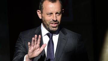 El expresidente del Barcelona, Sandro Rosell.