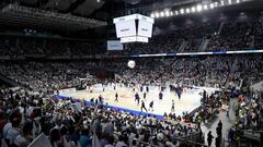 17/06/19 BALONCESTO BASKET SEGUNDO PARTIDO 
 PLAYOFF FINAL LIGA ACB LIGA ENDESA 
 REAL MADRID - BARCELONA LASSA 
 PANORAMICA PALACIO DE LOS DEPORTES WIZINK CENTER 