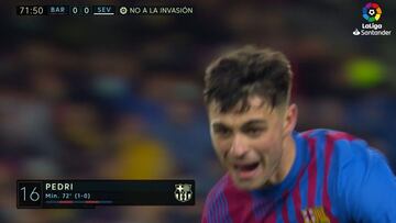 El Camp Nou en éxtasis: golazo antológico de Pedri con dos rivales por los suelos