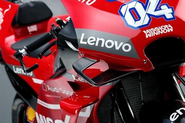 La moto de Andrea Dovizioso.