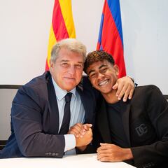 Laporta, rendido a Lamine: “Es el mejor jugador del mundo”