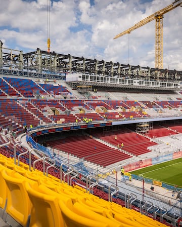 El club ha ense?ado el avance desde las nuevas gradas hasta la cubierta.