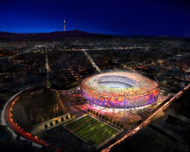 El proyecto contemplaba una ampliación de aforo en unas 10.000 a 15.000 localidades, elevando la capacidad total a alrededor de 105.000 a 106.000 espectadores.