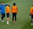 El Madrid se entrena con la mirada puesta en el Dortmund