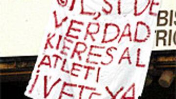 <b>DIVISIÓN</b>. Los opositores a Gil se dejaron notar ante el Mallorca.